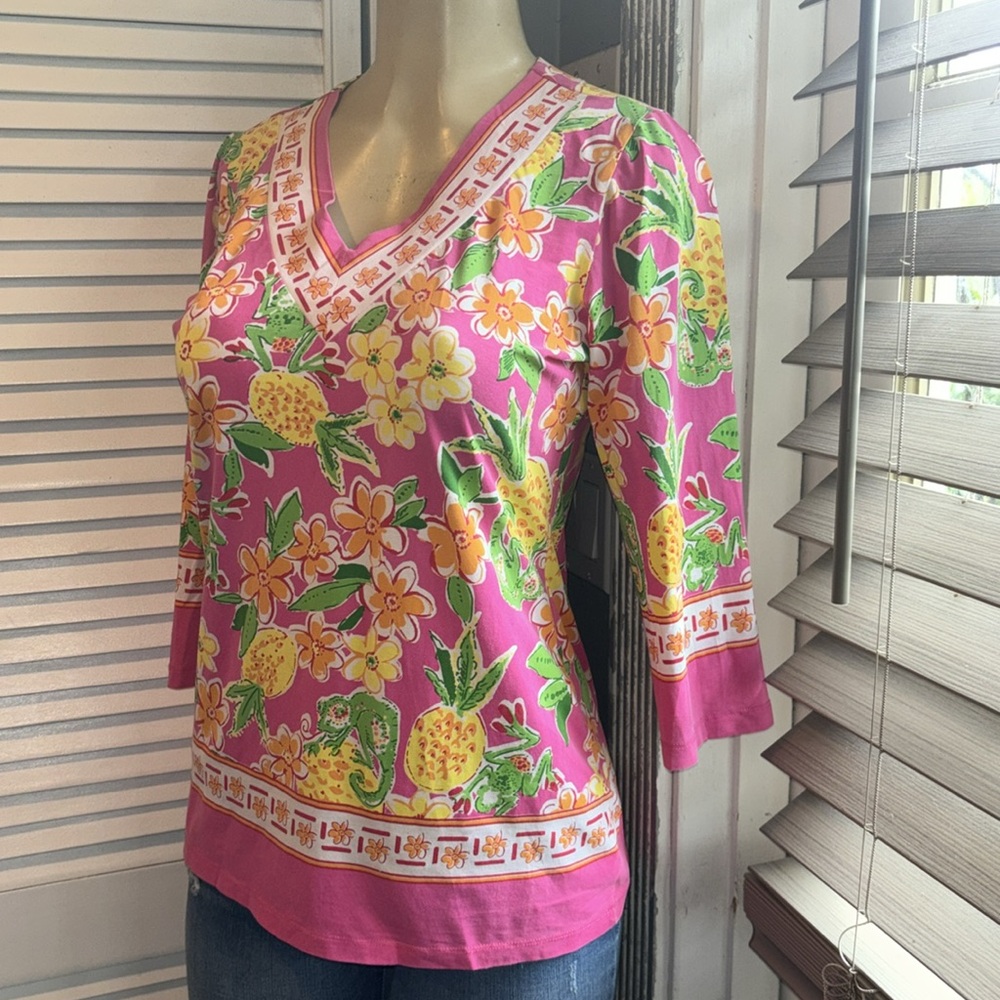 Barbara Erickson V-neck 3/4 Sleeves size S - Picture 2 of 6
